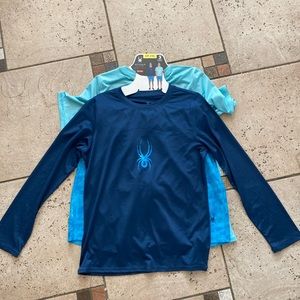 NWT Spyder UPF 30 boys 3pcs Swimwear Set